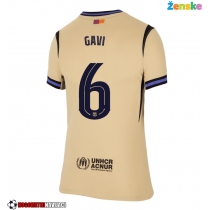 Ženske Nogometnih dresov Barcelona Paez Gavi #6 Gostujoči 2025-26 Kratki rokavi